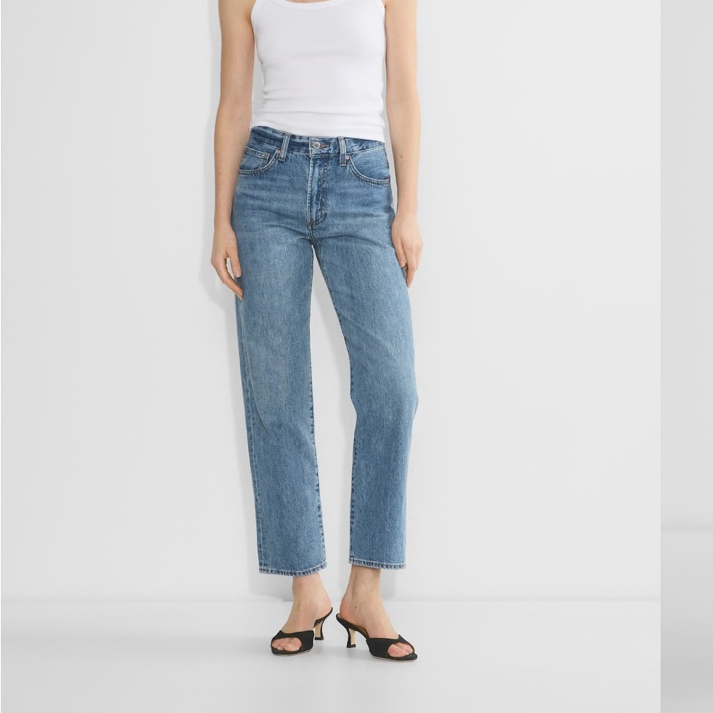 Aritzia, denim forum, marlo high rise loose, size 25 💙